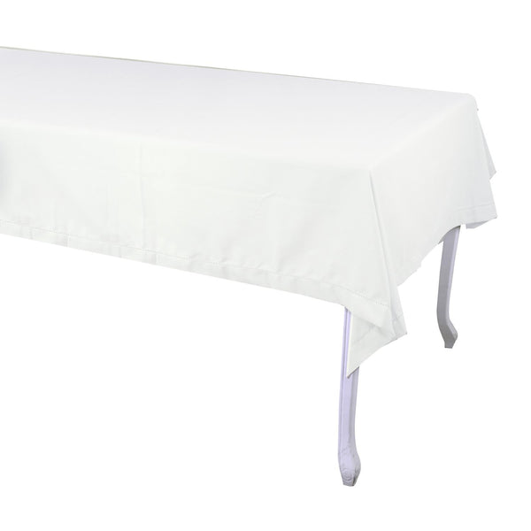 sconto Nappe rectangulaire 140x180 cm en coton 180 g/m² Juliette Blanc