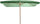 Parasol de jardin en bois 2x3m Bauer Vert