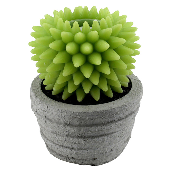 Bougie led cactus avec vase fontaine cm Ø23xh28 acquista