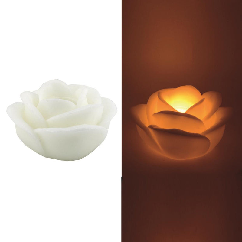 Candela led rosa bianco fontana cm Ø32xh20-2