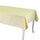 Nappe rectangulaire 140x240 cm en coton 180 g/m² Flora Jacquard Citron vert