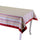 Nappe rectangulaire 140x180 cm en coton 180 g/m² London Bordeaux