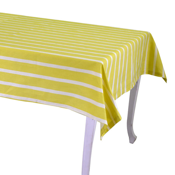 Tovaglia Rettangolare 140x240 cm in Cotone 180 GSM Pop Righe Lime online