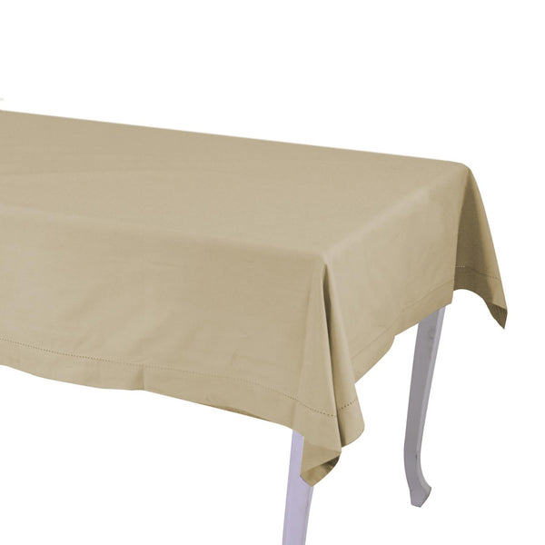 Nappe rectangulaire 140x180 cm en coton 180 g/m² Juliette Beige online