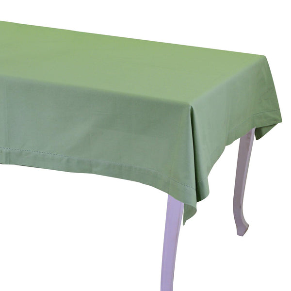 sconto Nappe rectangulaire 140x180 cm en coton 180 g/m² Juliette Vert