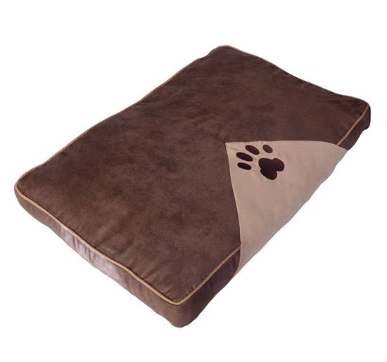 Cuscino Cuccia da Interno per Cani e Gatti Marrone 80x60 cm -3