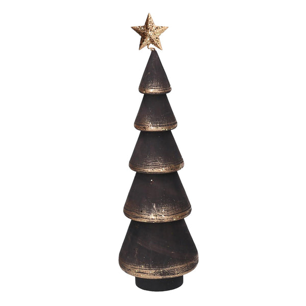 acquista Arbre en bois noir Ø10xh37 cm