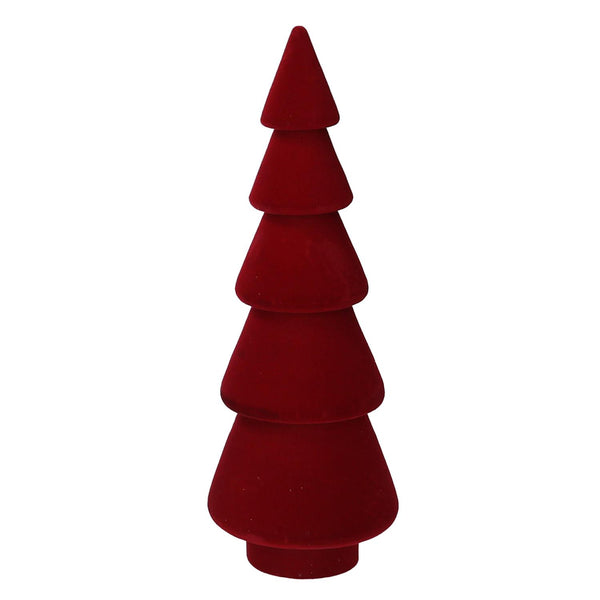 Sapin en bois et velours rouge Ø9xh25 cm prezzo