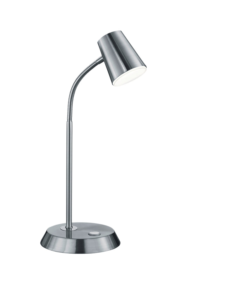 Lampada tavolo da Interno a LED in Metallo Nickel Opaco-1