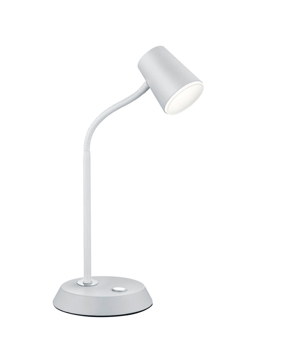 Lampe de table LED d'intérieur en métal blanc mat prezzo