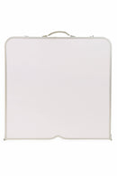 Tavolo Pieghevole da Giardino con 4 Sedie 120x60 cm Soriani Pic-wick Bianco-4