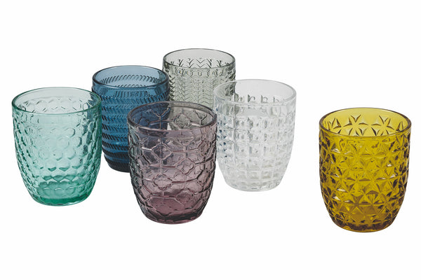 prezzo Lot de 6 verres à eau en verre 300 ml Villa d'Este Home Tivoli Geometries