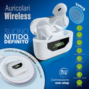 Cuffie Auricolari Wireless con Custodia per Ricarica Kooper  Bianco-10