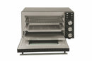 Forno Elettrico Ventilato 38 Litri 1800W con Vetro Kooper Great Stone Nero-3