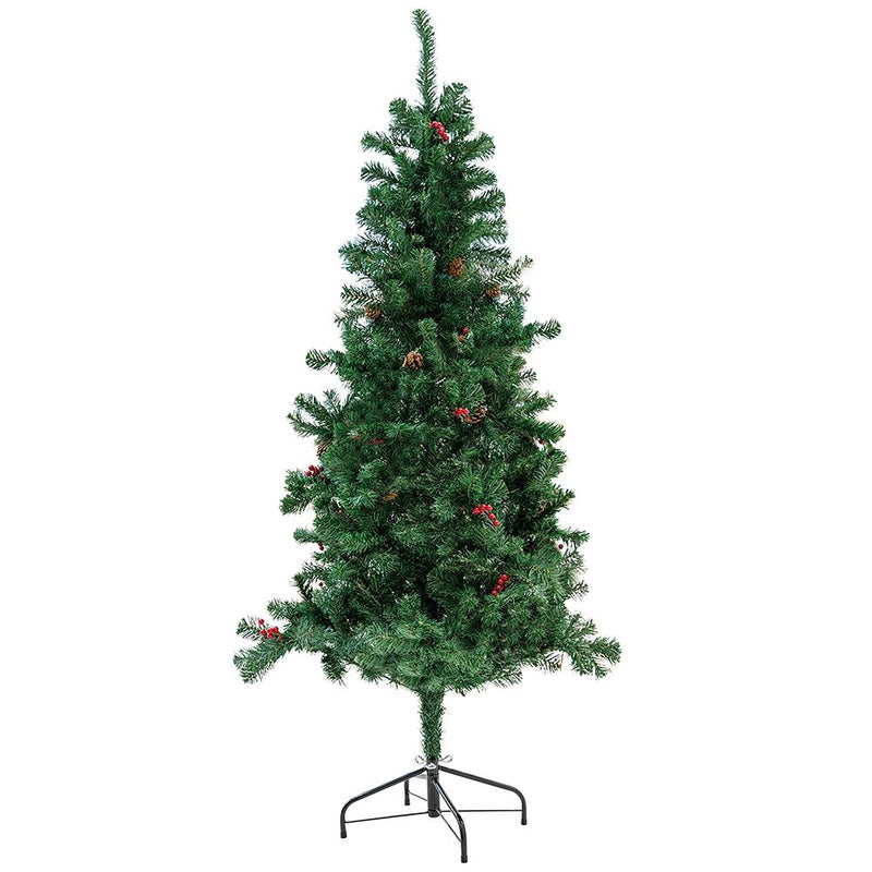 Albero di Natale Artificiale H180 cm 500 Rami Sestriere Verde-1