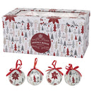 Set 14 Palle di Natale Ø7,5 cm in Polyfoam con Box Alberi e Stella di Natale-1