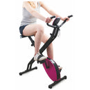 Cyclette Magnetica Pieghevole con Display Kooper  Nero e Fucsia-2