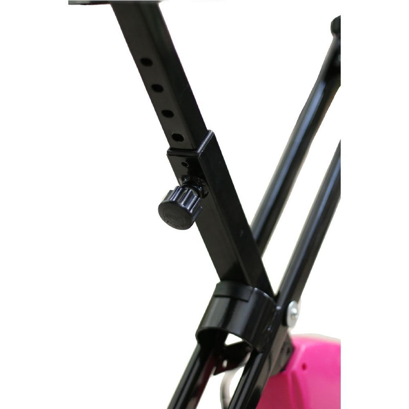 Cyclette Magnetica Pieghevole con Display Kooper  Nero e Fucsia-5