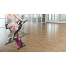 Cyclette Magnetica Pieghevole con Display Kooper  Nero e Fucsia-10