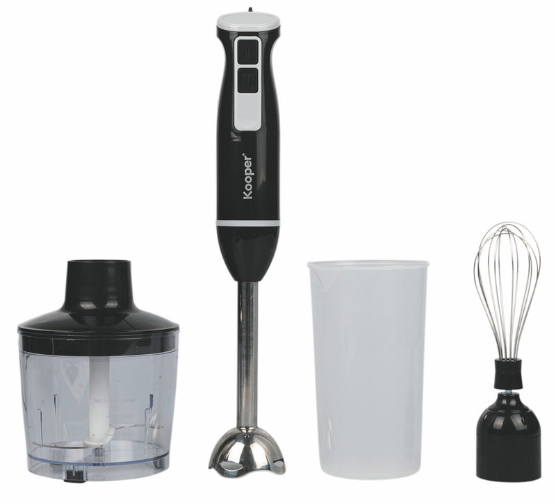 Robot de cuisine 3 en 1 Blender Hachoir Batteur 600W Kooper MyChef Noir – acquista  su Giordano Shop