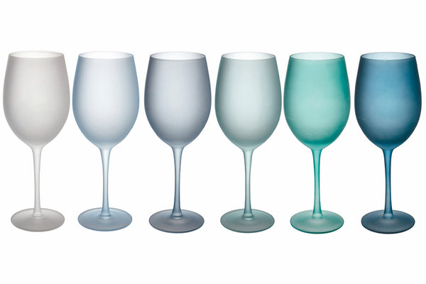 acquista Lot de 6 gobelets en verre dépoli 550 ml Villa d'Este Home Tivoli Happy Hour