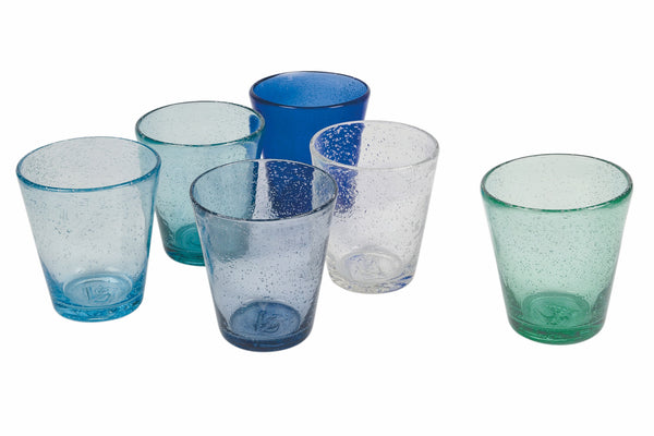 online Coffret de 6 Verres à Eau en Pâte de Verre Soufflé 330 ml VdE Tivoli 1996 Cancun Marea