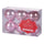 Set de 6 Boules de Noël Ø6 cm en Plastique Rose