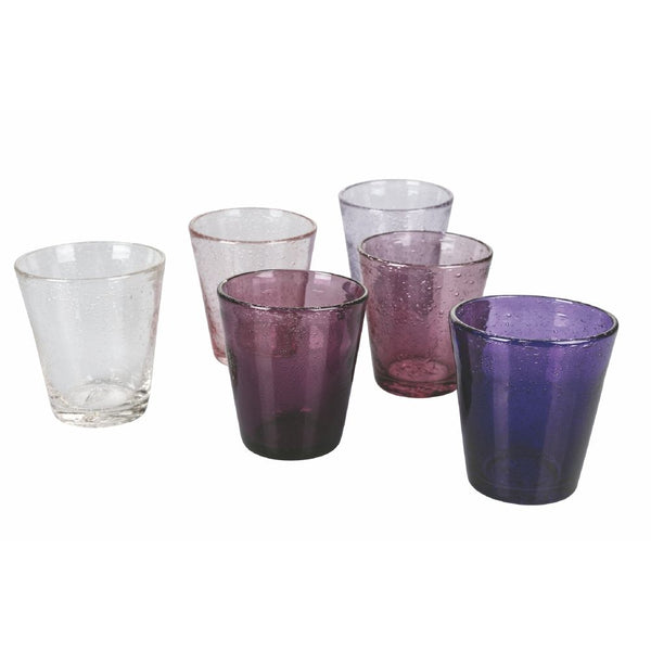 sconto Ensemble de 6 verres à eau Cancun Provence en verre violet Villa d'Este Home Tivoli