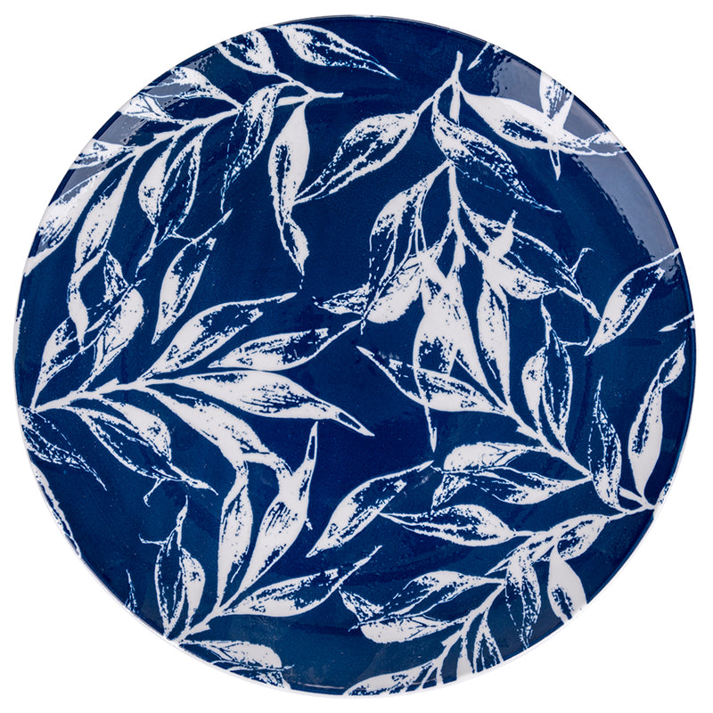 Servizio Piatti 18 Pezzi in Porcellana Villa d'Este Home Tivoli Forest Leaf Blue-6