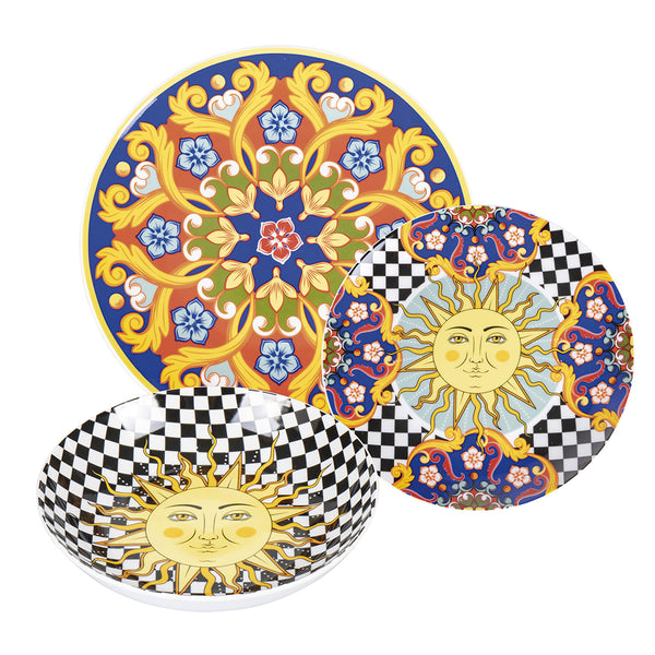 sconto Service De Table En Porcelaine 18 Pièces VdE Tivoli 1996 Sole Mio