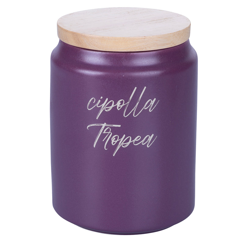 Barattolo Cipolle Tropea 900 ml in Stoneware Villa D’este Home Tivoli Shades of Provence -1