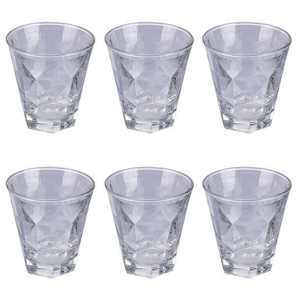 Lot de 6 Verres Acqua Glace Charm en Transparent Villa d'Este Home Verre Tivoli prezzo