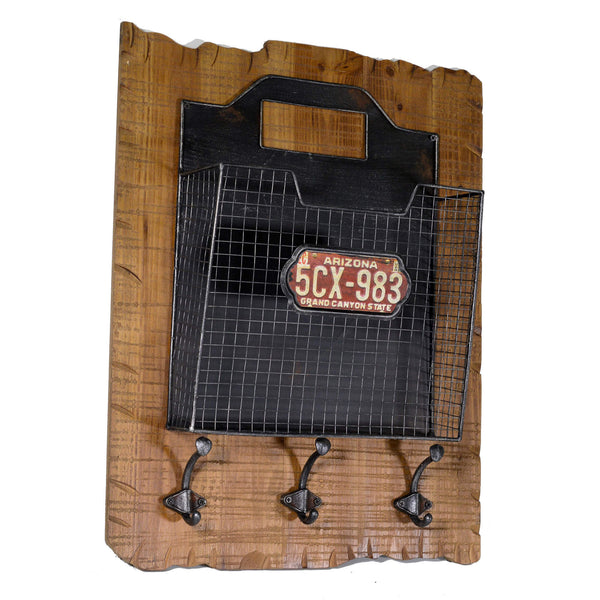 prezzo Porte-lettres en bois 1 place avec cintre 3p Arizona cm 43,5x12,5xh55,5