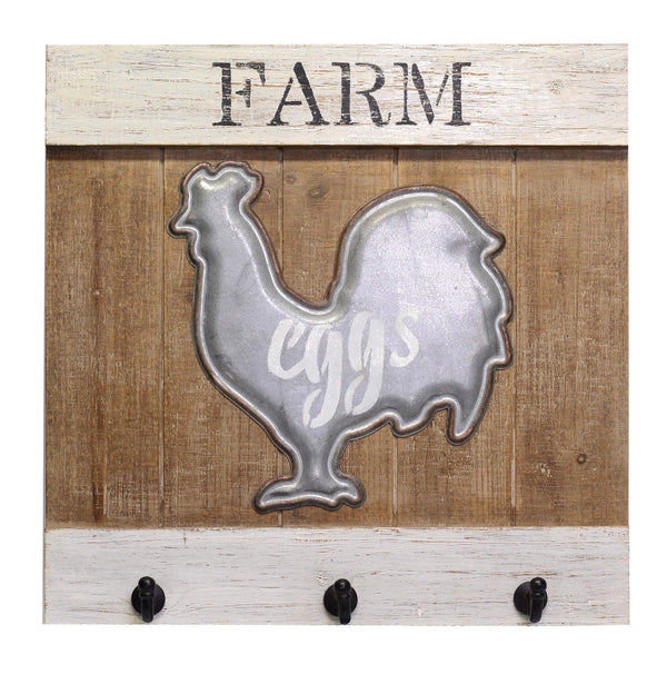 Cintre en bois poule 3 places cm 40x40x7,5 sconto