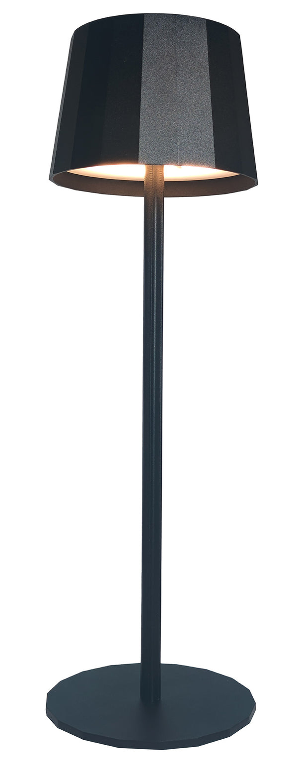 prezzo Lampada da Tavolo Dimmerabile Ø11,5x38 cm Accensione Touch USB in Ferro e Allluminio Nero