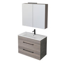 Mobile Bagno Sospeso 80 cm Lavabo e Specchio Bonussi Tucano Olmo e Lava-1