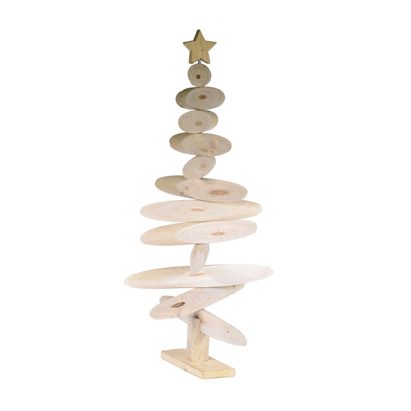 acquista Mini sapin de Noël en bois cm 47x10xh90