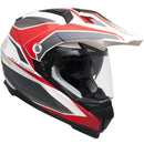 Casco Integrale per Moto Cross con Frontino CGM Forward 606G Rosso Opaco -1