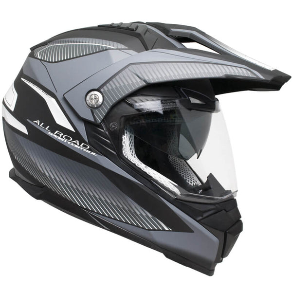 prezzo Casque Intégral pour Moto Cross avec Visière CGM Forward 606G Titane Mat