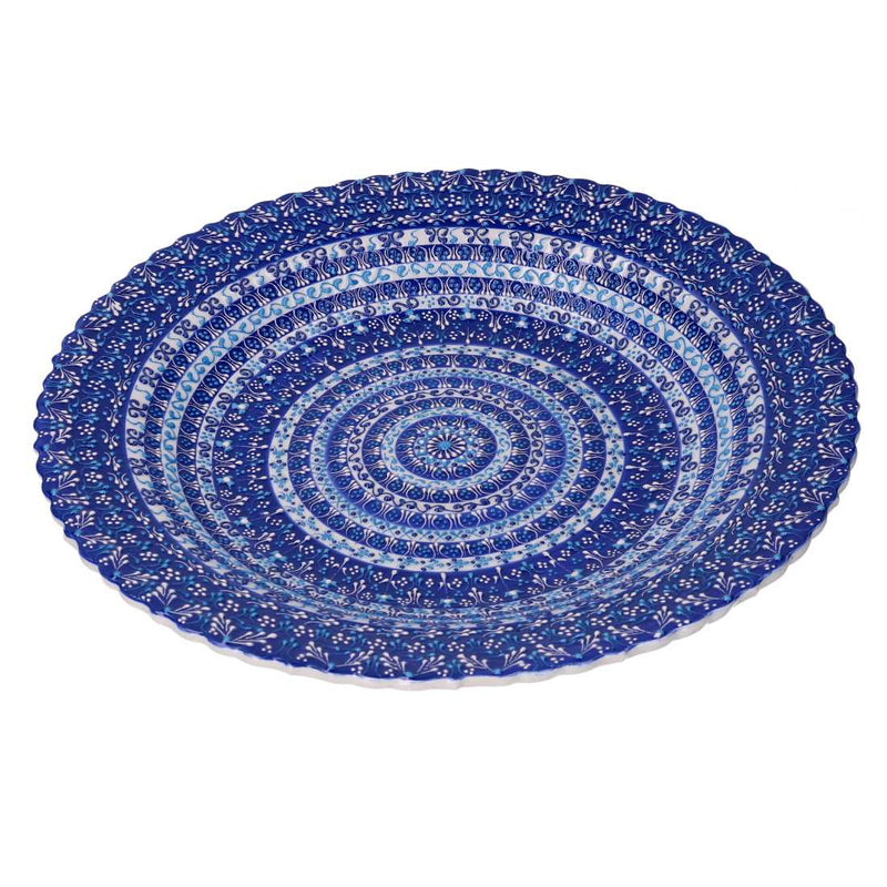 Centrotavola da Cucina Ø40xh4 cm in Ceramica Blu-2