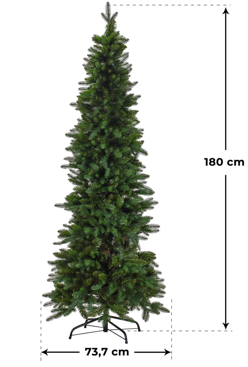 Albero di Natale Artificiale 180 cm 1022 Rami Adami K2 Verde-5