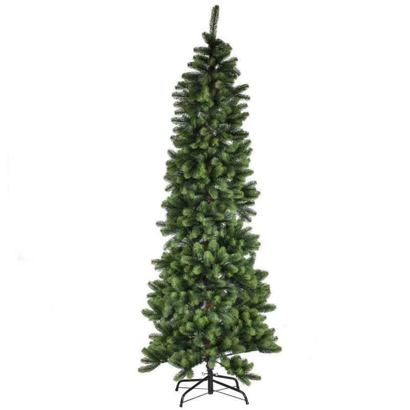 Albero di Natale Artificiale 210 cm 752 Rami Monte Amiata Slim Verde-1