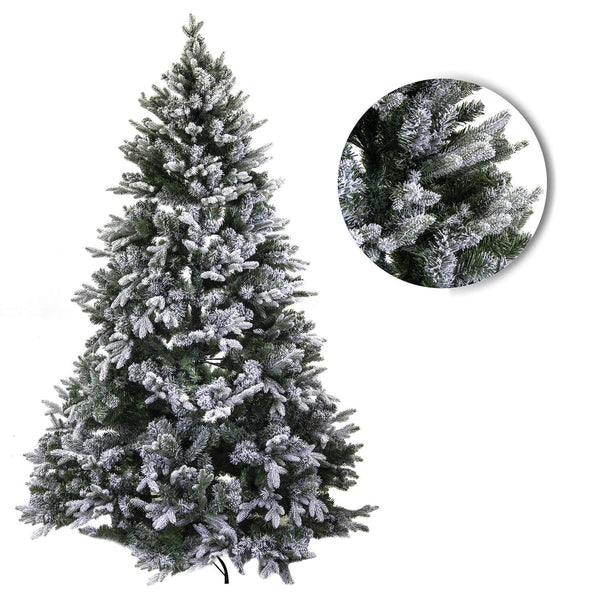 Sapin de Noël artificiel recouvert de neige, montagne de cristal vert Différentes tailles online