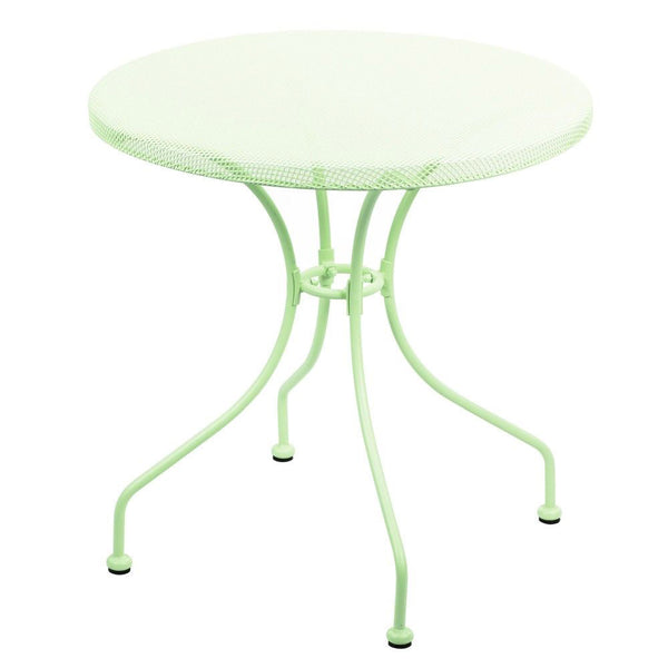 Table de Jardin Ø70x71 cm avec Plateau en Fer Perforé Neffy Vert acquista