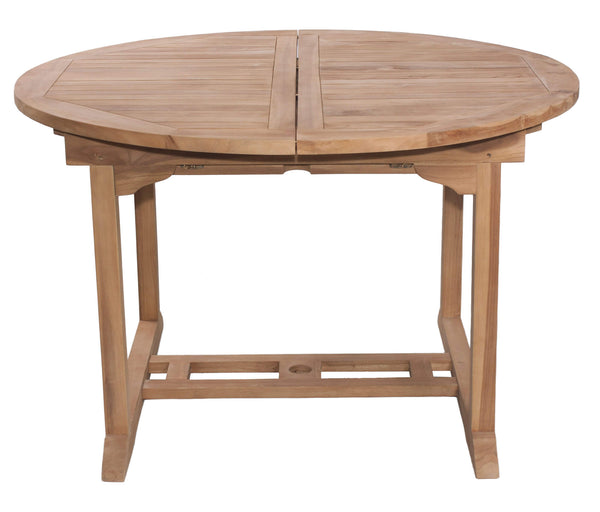 Table de jardin extensible 120/180xH75 cm en bois naturel teck prezzo