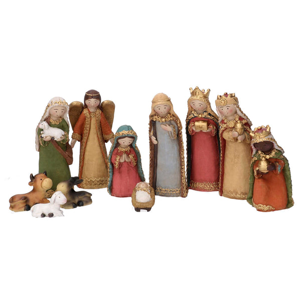 acquista Natività resina set 11pz cm xh13