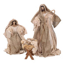 Natività tessuto set 3pz beige cm xh25,5-1