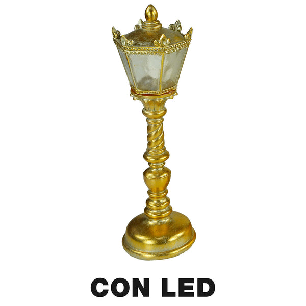 Lampadaire en résine avec Led doré cm 13x12,5xh41,5 online