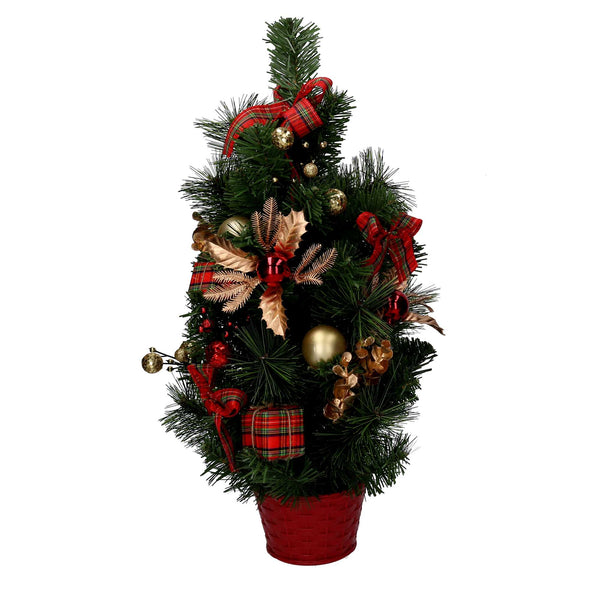 sconto Albero rosso scozzese cm xh50