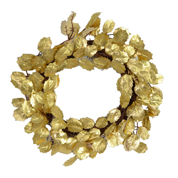 Couronne feuille d'or Ø45 cm online